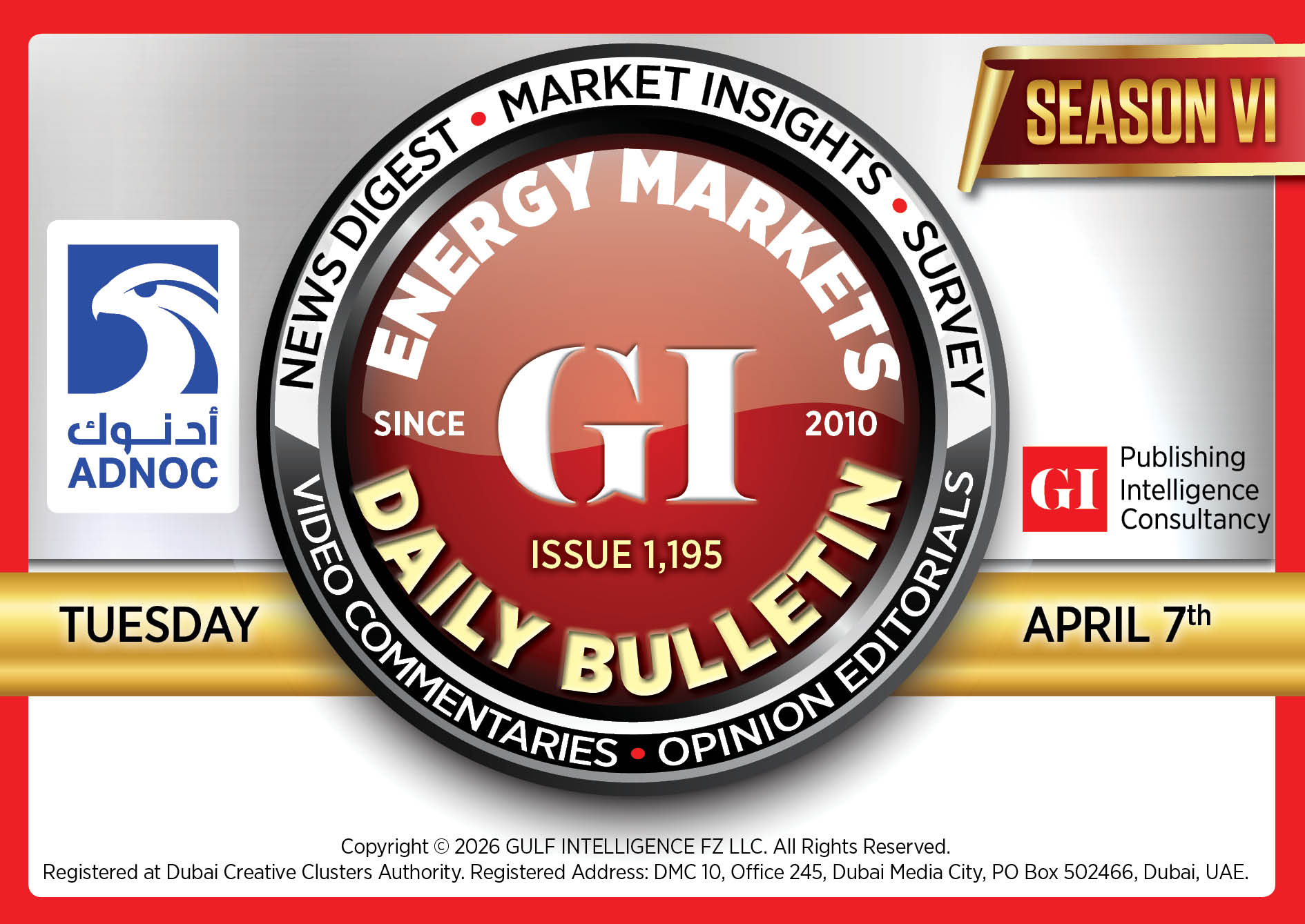 Daily Energy Markets Bulletin - April 7, 2026