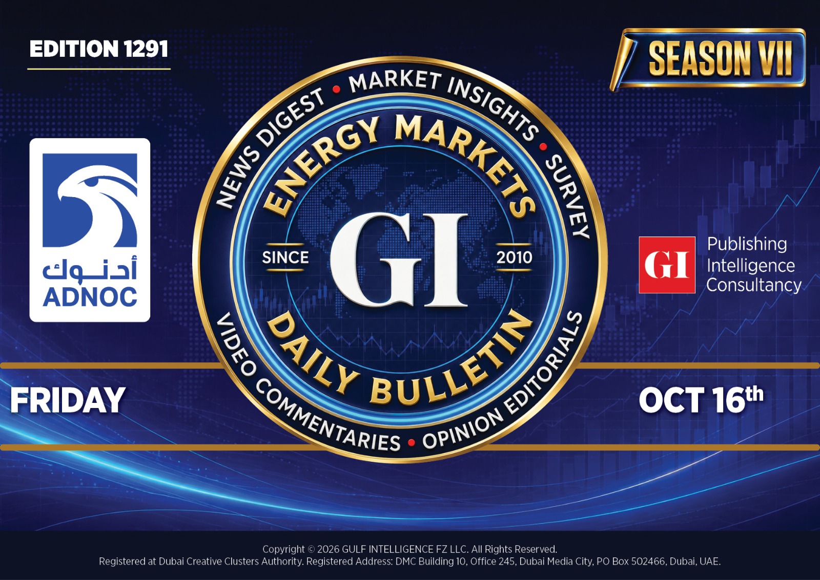 Daily Energy Markets Bulletin - October 16, 2026
