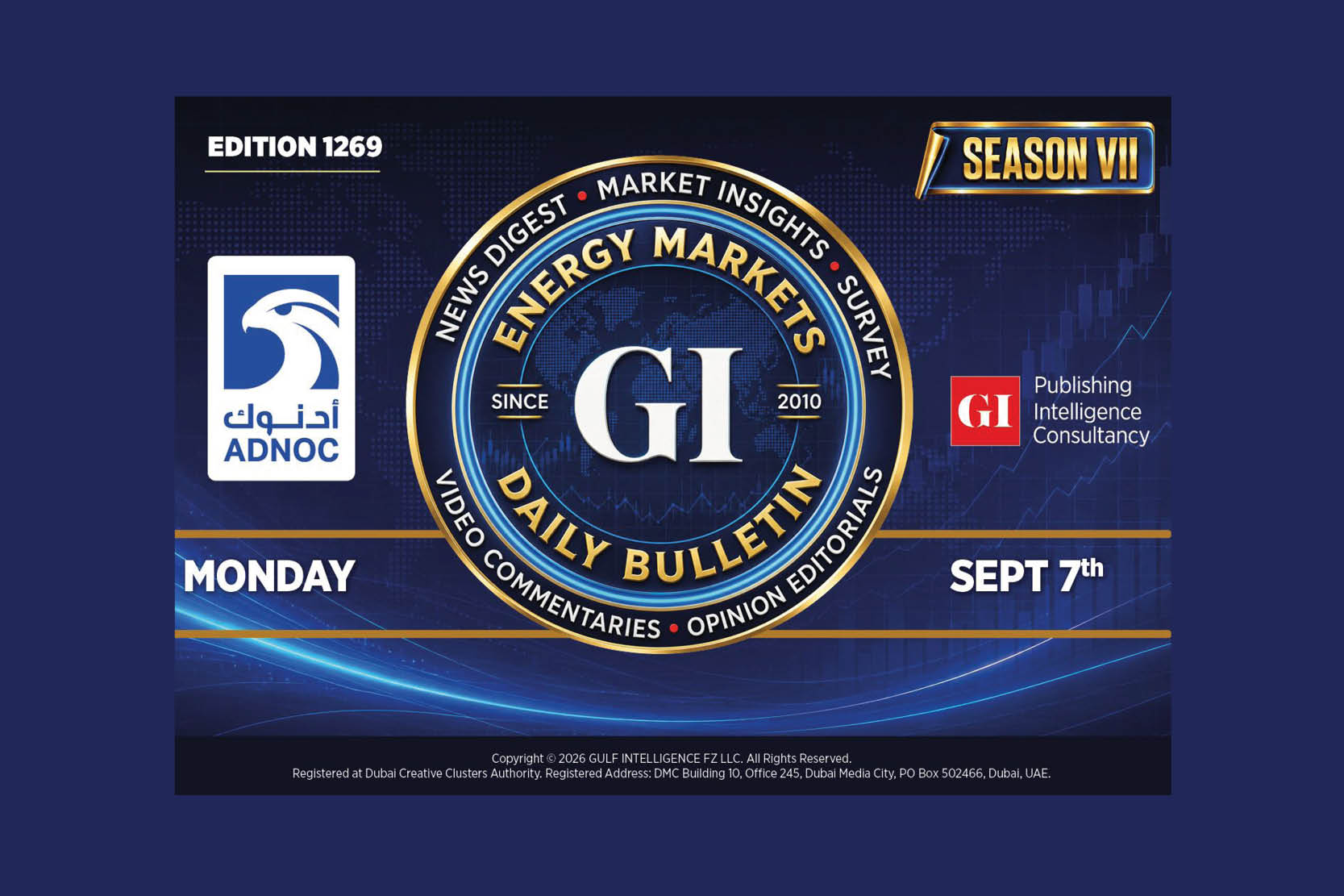 Daily Energy Markets Bulletin - September 7, 2026