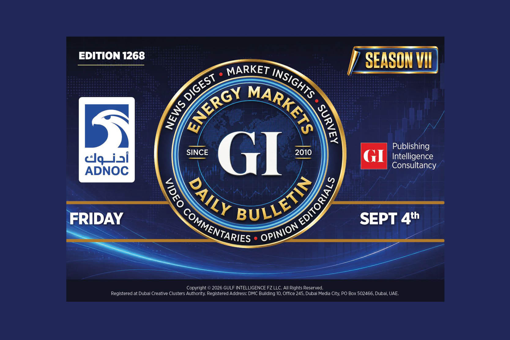 Daily Energy Markets Bulletin - September 4, 2026